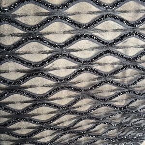 Elegant Black Sequin Wedding Dress